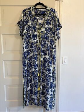 Vilebrequin x Poupette St Barth Hidden Fishes Maxi Dress size m/l